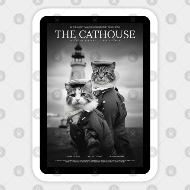 The Cathouse Sticker by YungBick